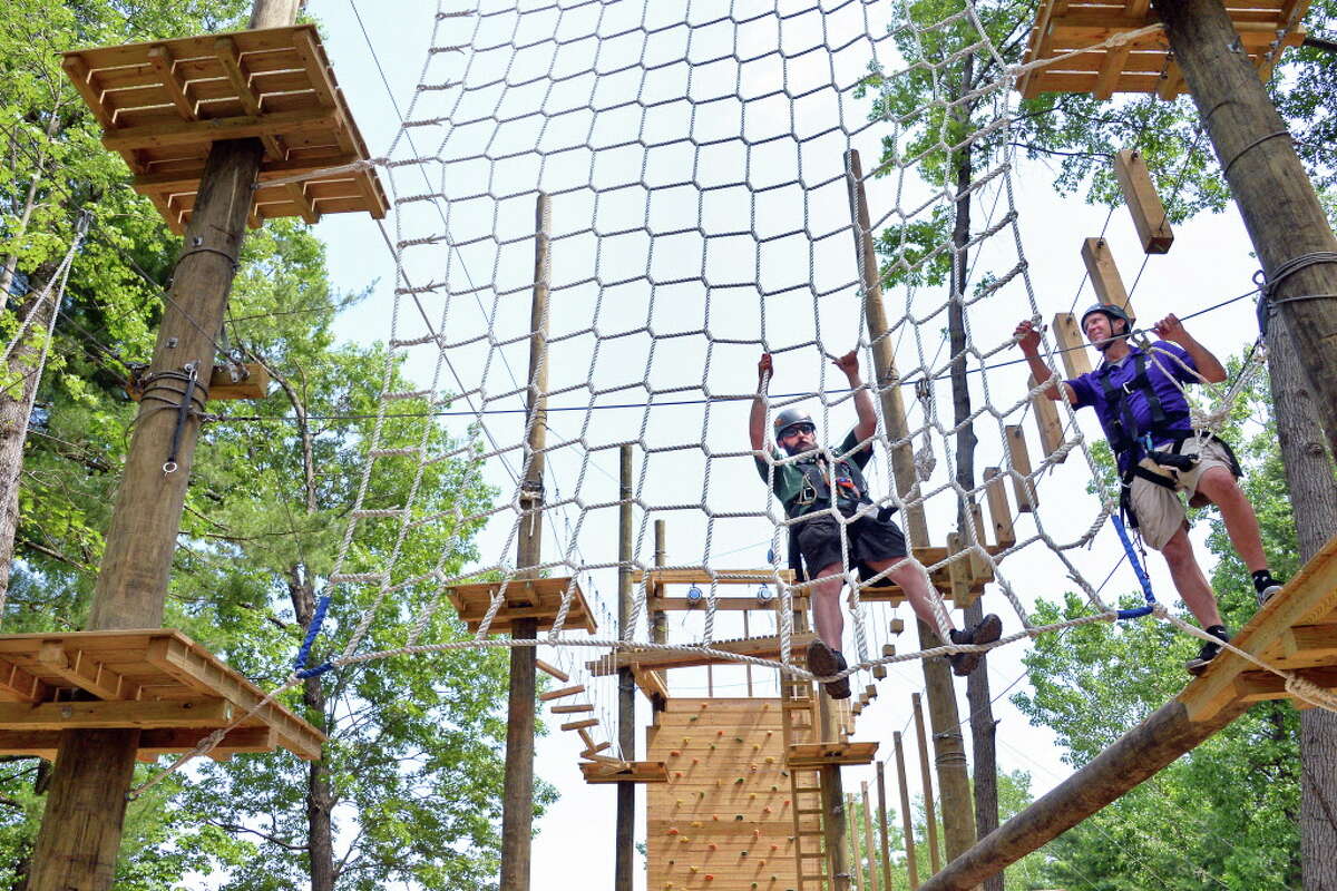 Saratoga YMCA opens zip line, ropes course