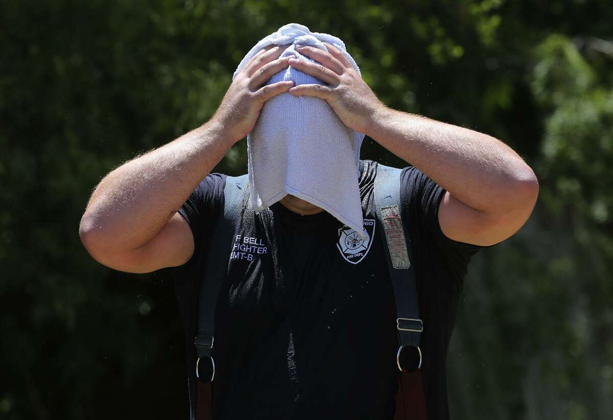 Temperatures are predicted to climb to 101 degrees this afternoon, just 1 degree lower than the record of 102 degrees for June 23 set in 1990, National Weather Service meteorologist Monte Oaks said.