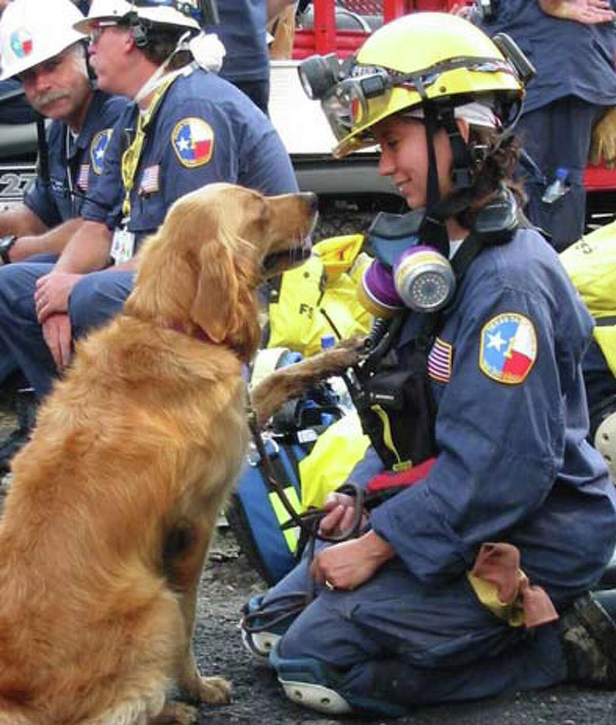 K9 Search Specialist Denise Corliss and her search dog Bretagne went to Ground Zero in New York City to work the site of the World Trade Center terrorist attack.