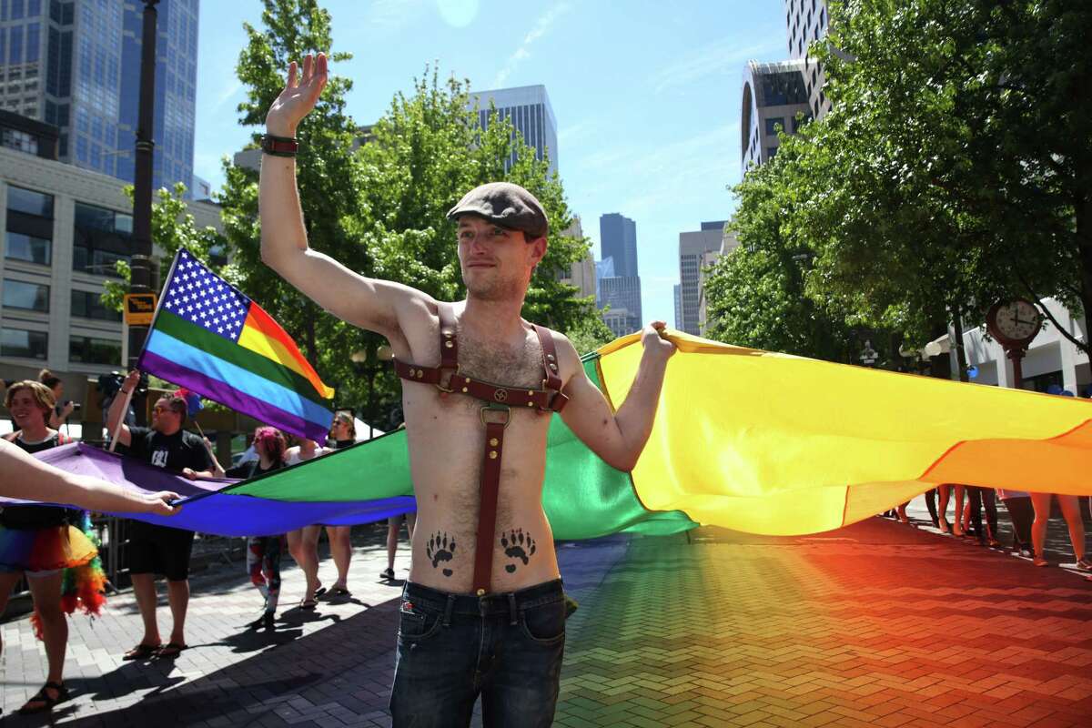 Scenes from the Seattle Pride Parade, Sunday, June 25, 2017.
