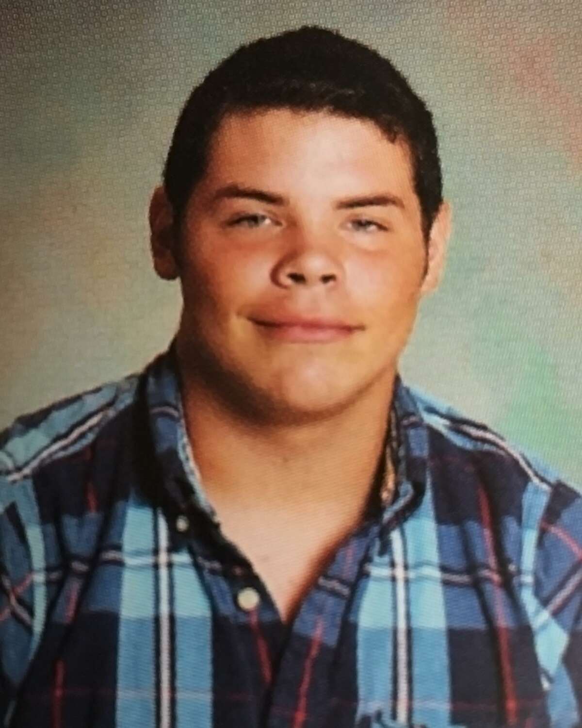 Jack Young, a photo from the Leakey High School yearbook. Young was the driver of a pickup truck which was in a head-on collision with a van resulting in deaths of 13 people.