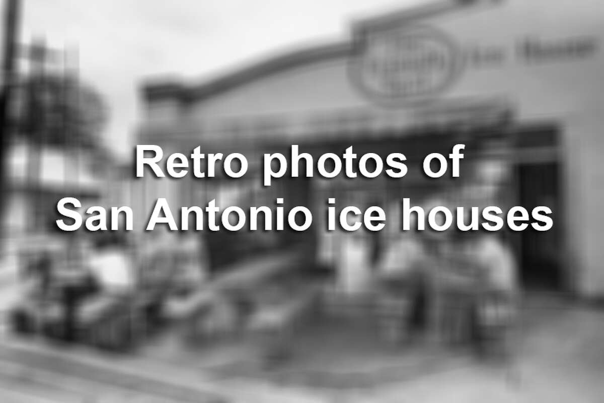 Retro photos of San Antonio ice houses