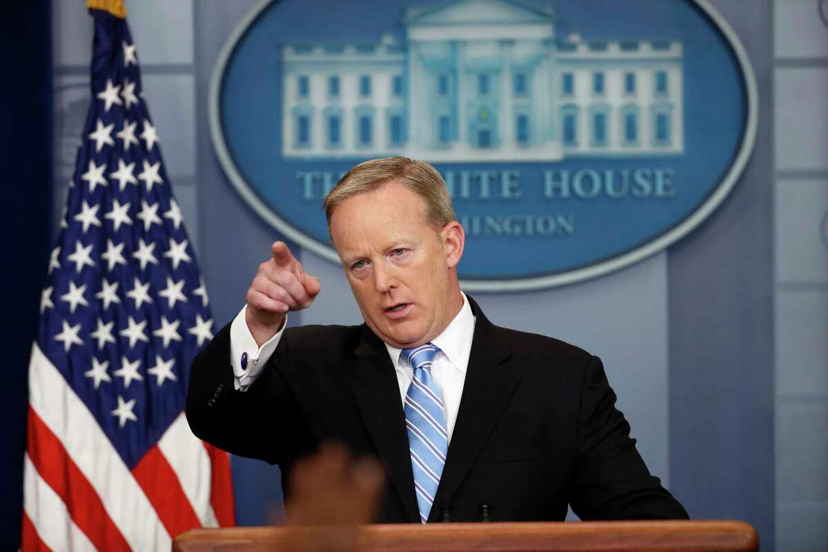 Press secretary Sean Spicer says the White House will vary the presentation at news conferences.﻿