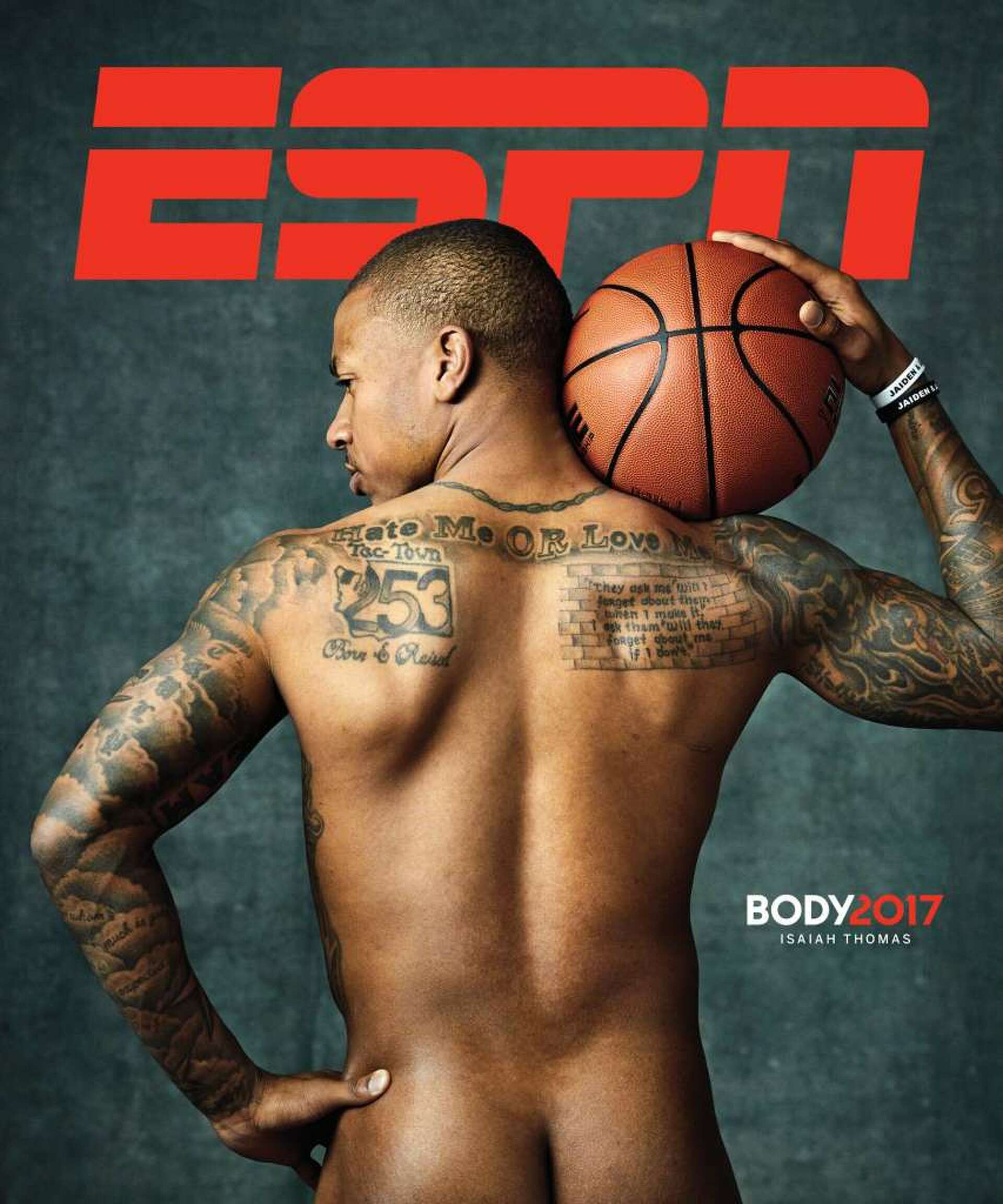 Former Husky guard Isaiah Thomas covers ESPN Body Issue