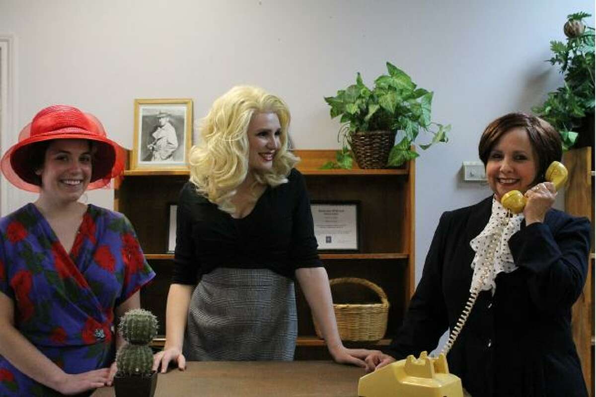 From left to right, Sarah Walker as Judy, Courtney Berry as Doralee and Kerri Edwards as Violet in The Players Theatre Company's production of "9 to 5 The Musical."