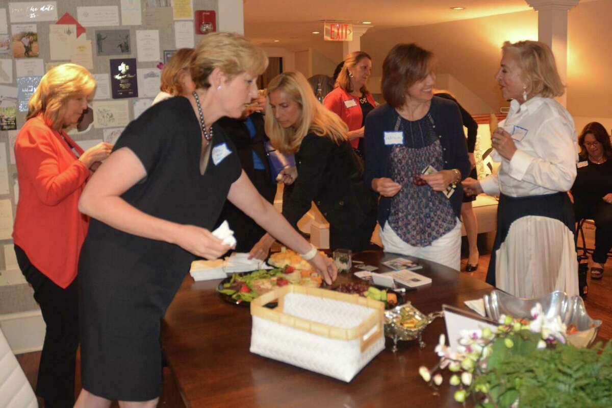 Aprés Divorce attendees at the small business's one-year anniversary hosted in Westport on June 19, 2017. The community for divorcees was launched in 2016 by Westport resident Sylvia Beckerman and includes monthly events around Fairfield County, including several in Greenwich, Norwalk and Stamford.