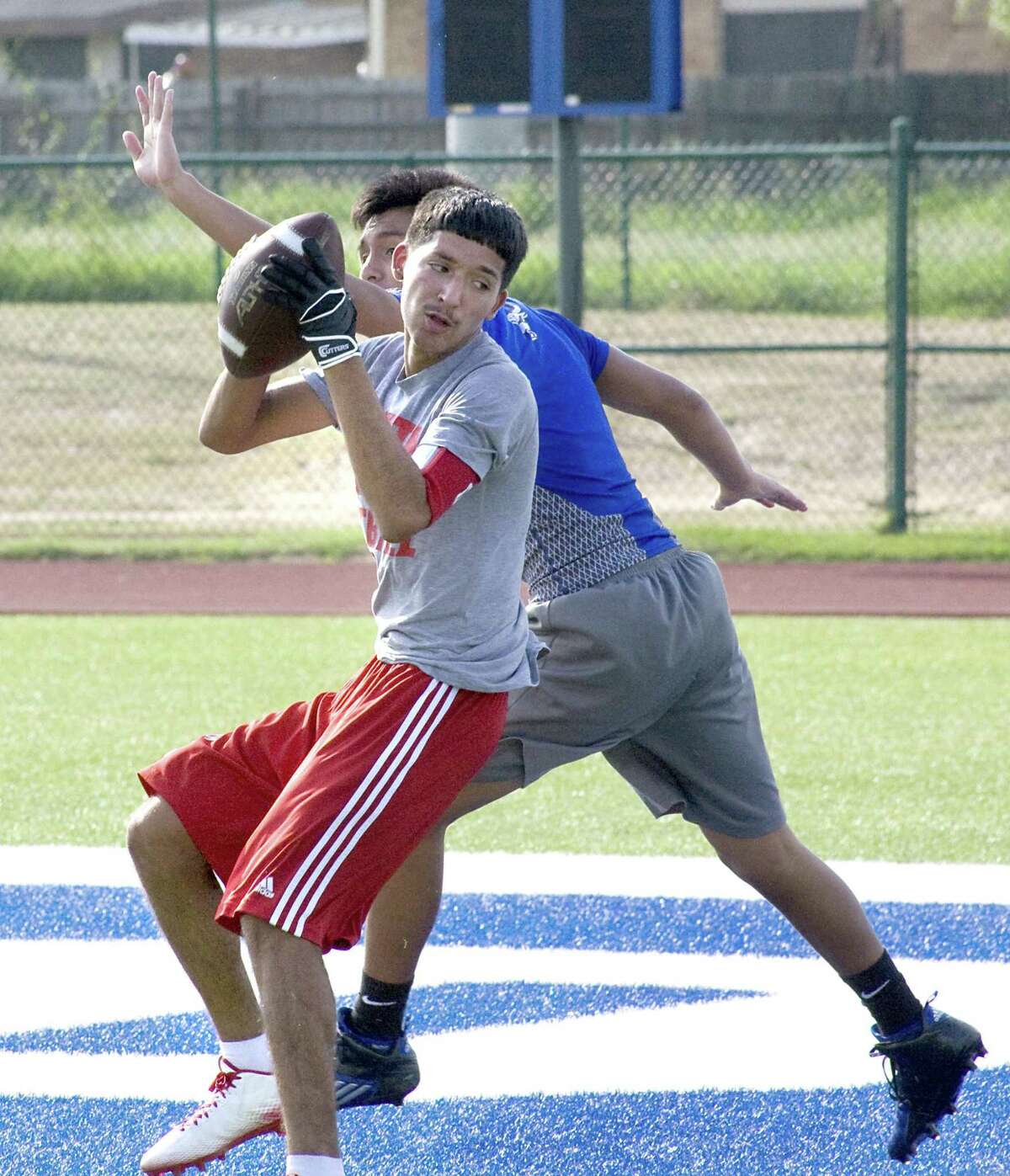 Martin looks to build on its 4-0-1 record on Wednesday during Week 4 of 7on7 summer league football at Krueger Field.