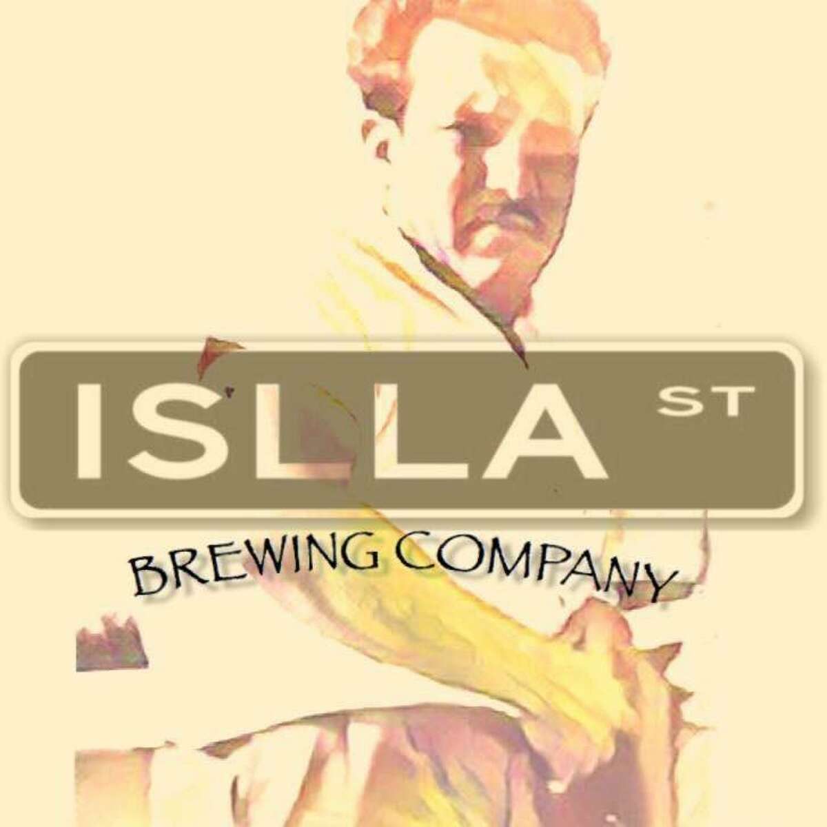 The Islla St. Brewing Co. logo, highlighting the owners' grandfather Ricardo Peña.