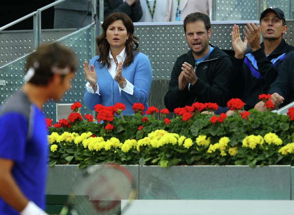Mirka Federer, a former tennis pro, has been a constant at her husband's side during his career.