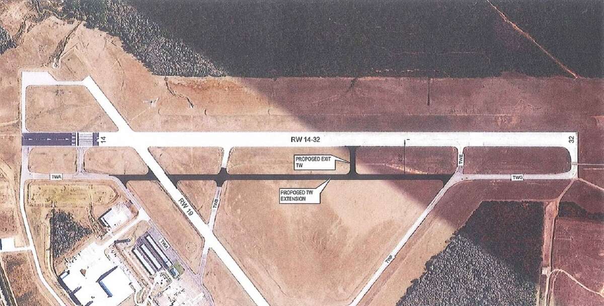 New improvements to Conroe airport taxiways coming