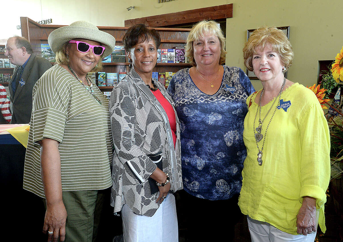Dee Richard Chevis, Beverly Miller, Monica Roberts, and Gail Shook were at the 10th anniversary celebration for the Ben J. Rogers Regional Visitors Center held Wednesday. Area officials, representatives from other visitor centers and parks, as well as members of the business community and the public joined in the event, which featured food, drink and entertainment. Since its opening the center has welcomed more than 600,000 guests from as many as 90 different countries. Photo taken Wednesday, June 28, 2017 Kim Brent/The Enterprise