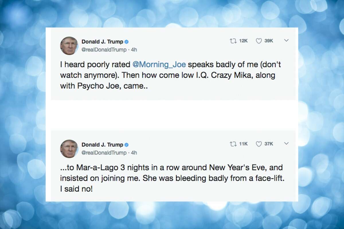 President Donald Trump took to Twitter on Thursday, June 29, 2017 to attack MSBC "Morning Joe" hosts Mika Brzezinski and Joe Scarborough. Click through the images to see some of the reaction on Twitter.