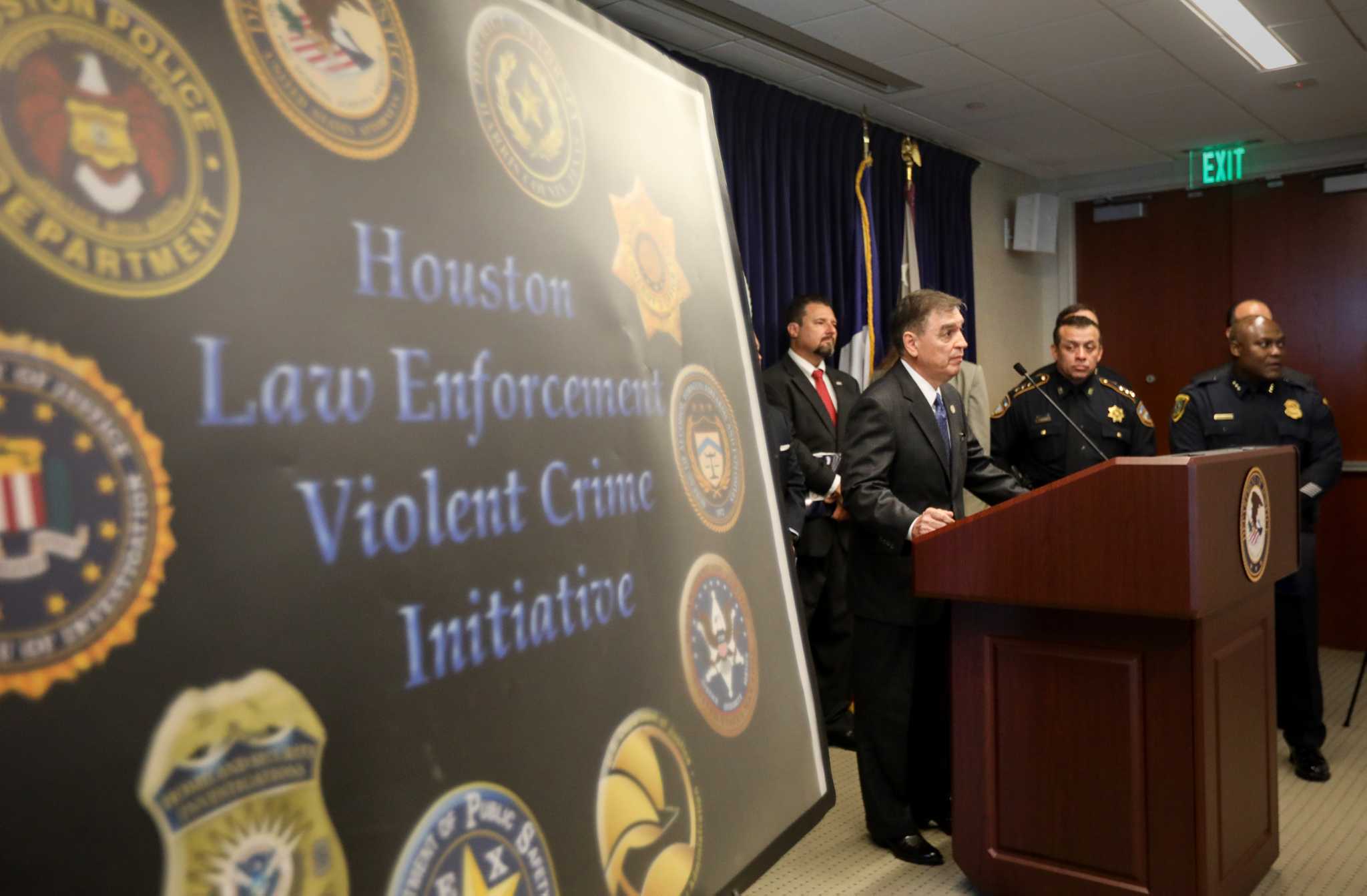 Federal, state, local law enforcement announce violent crime crackdown