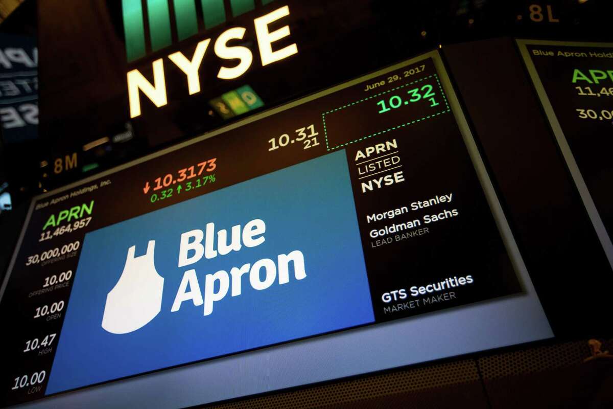 blue apron holdings stock price