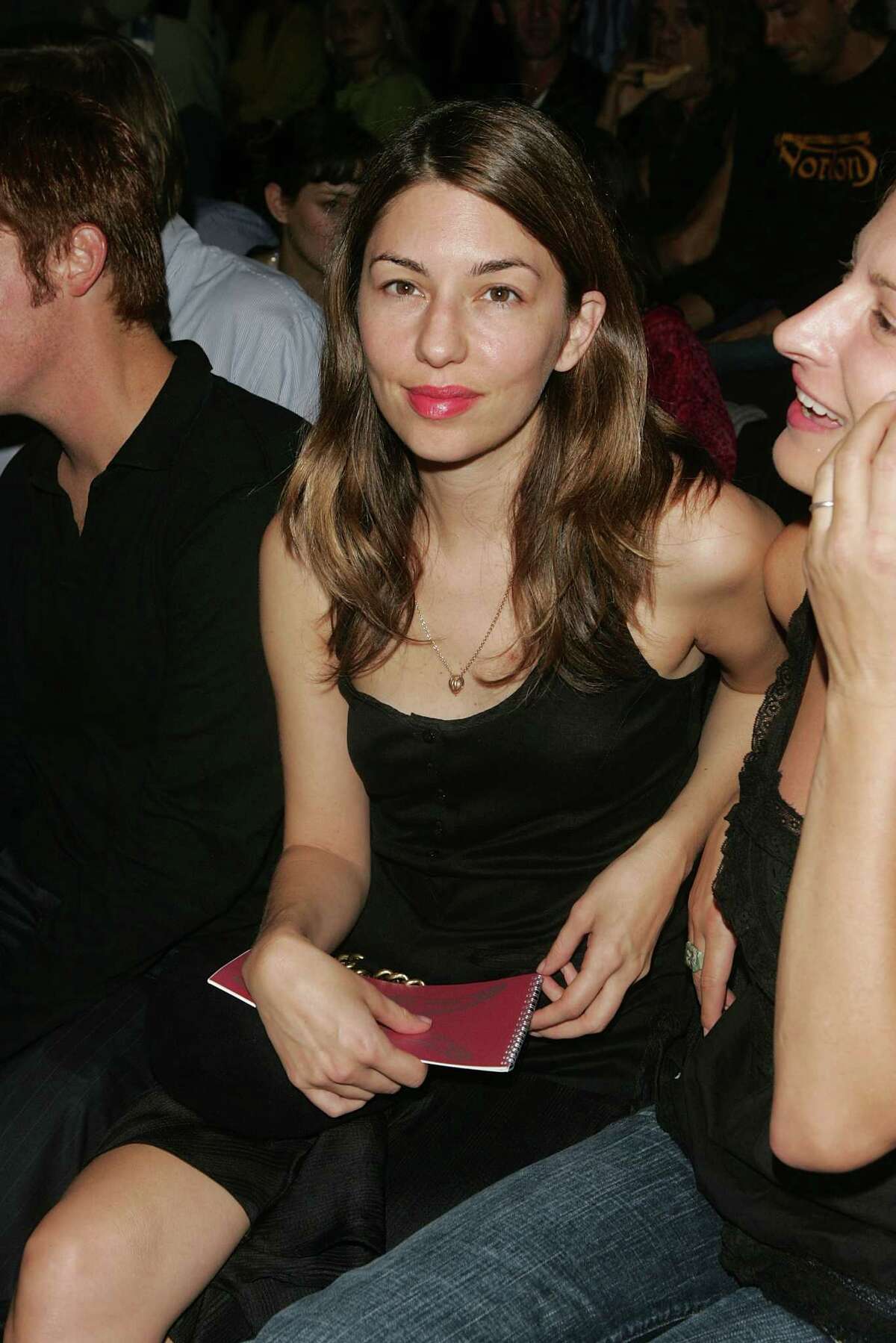 NEW YORK - SEPTEMBER 14: Director Sophia Coppola in the front row at the Anna Sui Spring 2006 fashion show during Olympus Fashion Week at Bryant Park on September 14, 2005 in New York City. (Photo by Peter Kramer/Getty Images) *** Local Caption *** Sophia Coppola