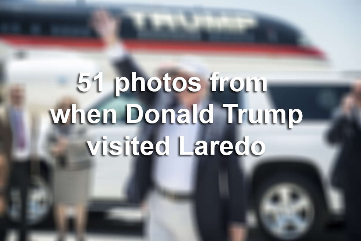 Click through this gallery to see photos of when Donald Trump visited Laredo as a presidential candidate in 2016.
