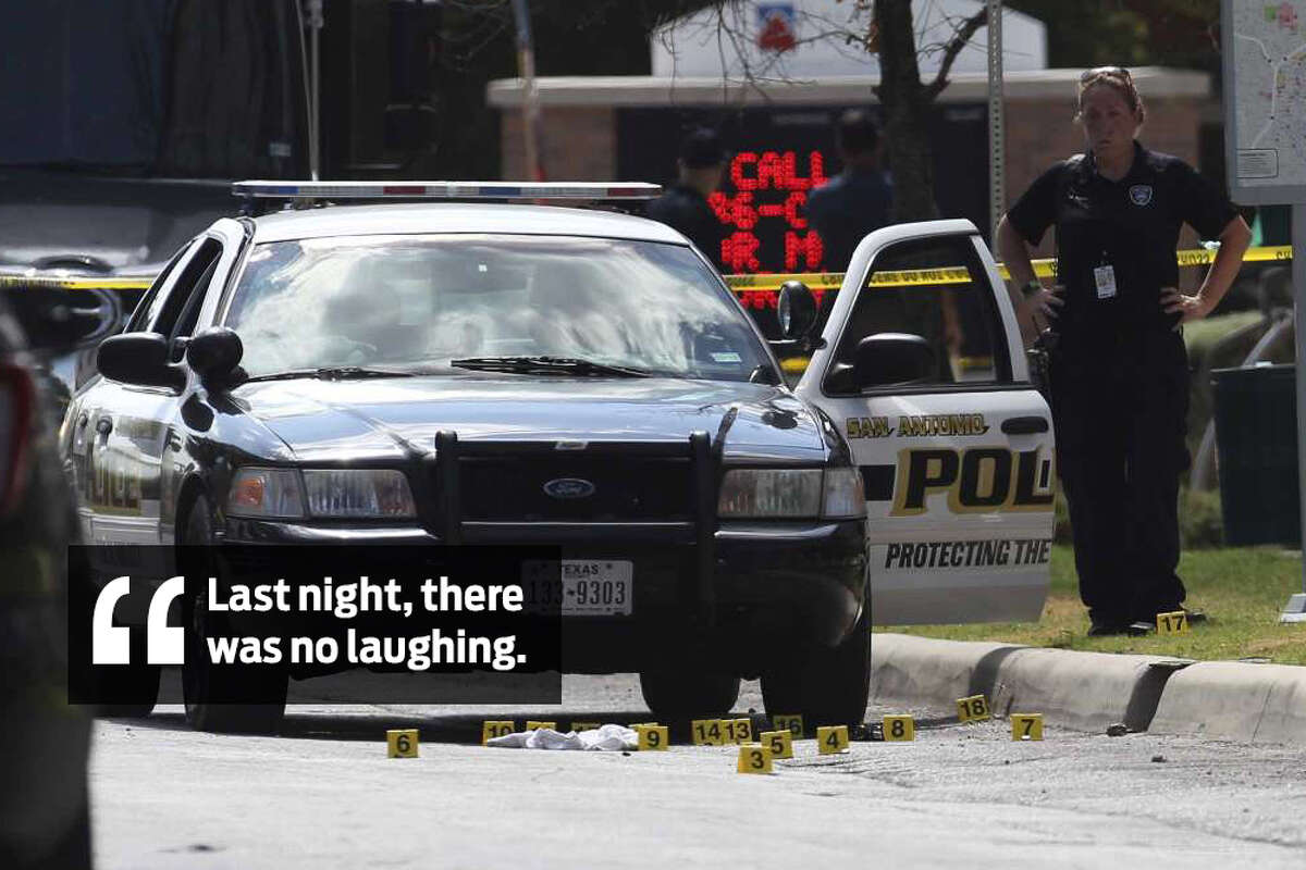 A San Antonio police officer recalls the mood throughout the department the evening after an officer-involved shooting near downtown on June 29, 2017, that resulted in the death of 32-year-old officer Miguel Moreno.