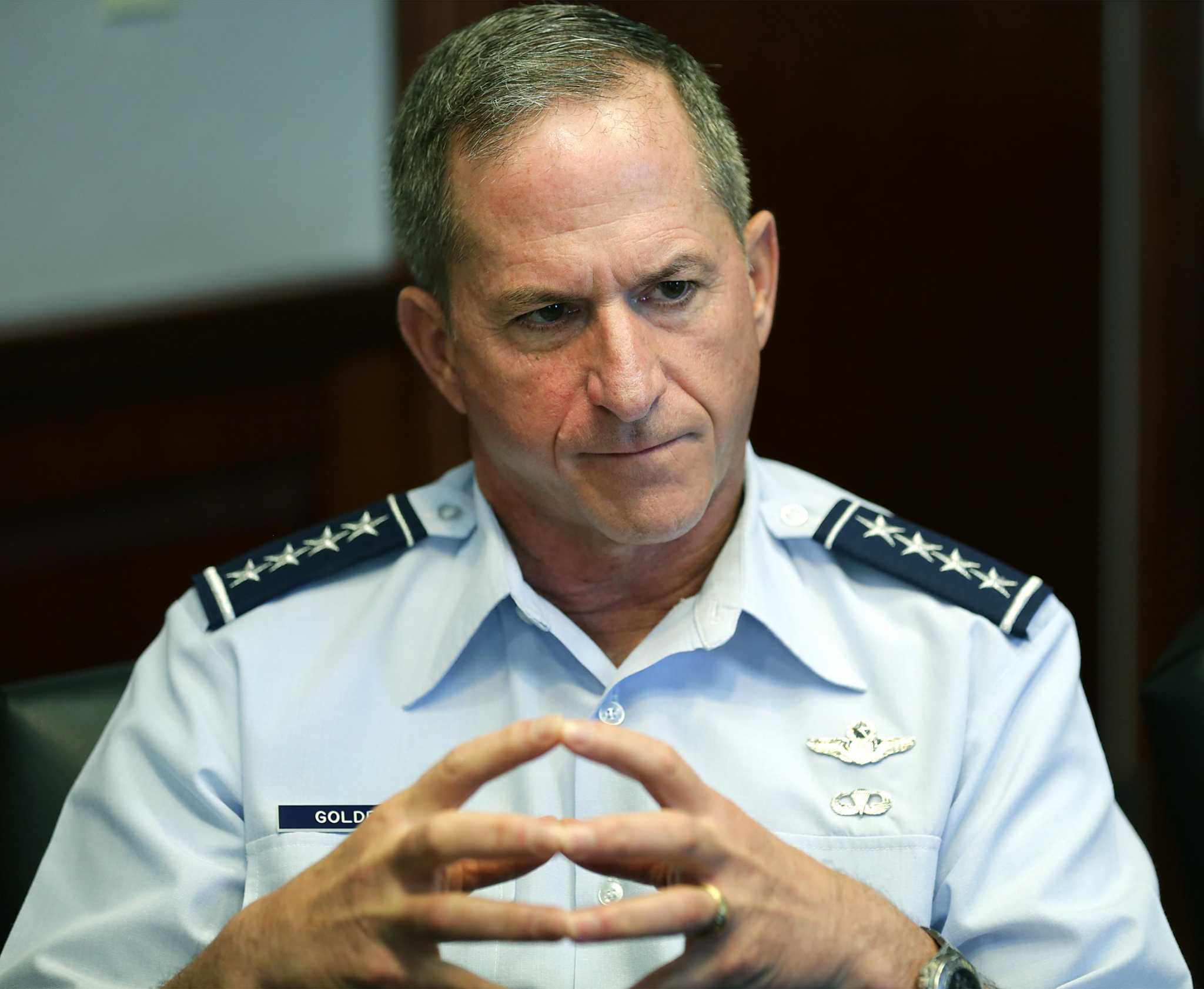 Close calls and near-misses Air Force chief has had highs, and at least one