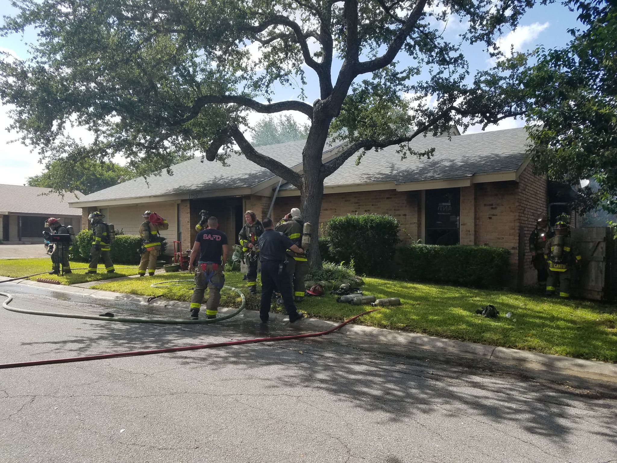 North Side house fire, destroys home, injures firefighter
