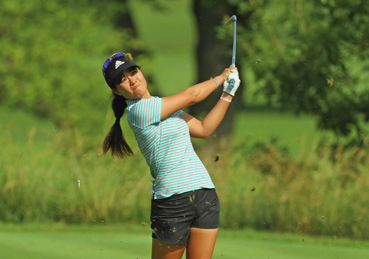 Danielle Kang finished the second round of the Women's PGA Championship in a tie with Sei Young Kim for the lead.