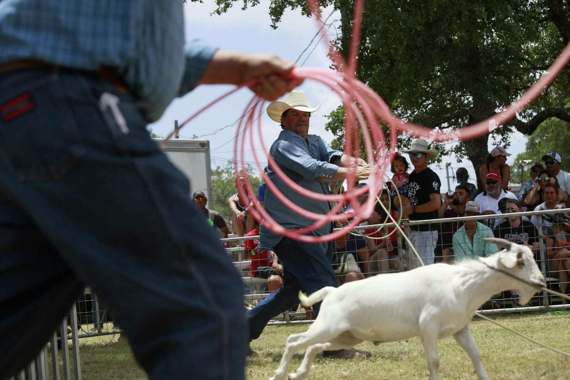 Local Goat Roping Events Goats are still a tradition in this Hill Country town