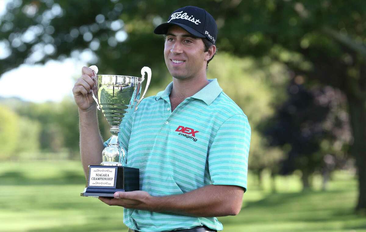 David Pastore birdied the 72nd hole on Sunday to win the Niagara Championship, shooting a final round 5-under 66 at Cherry Hill Club to secure his first career Mackenzie Tour win on Sept. 11, 2016.