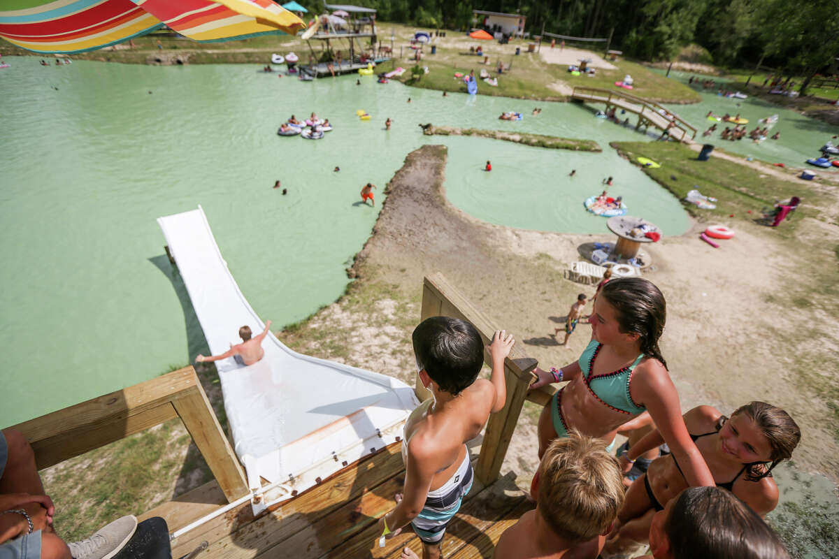 Located at 16038 Crowley Road, Conroe, Chadillac's Ranch is essentially a large swimming hole nestled among the woods and surrounded by acres of campgrounds.
