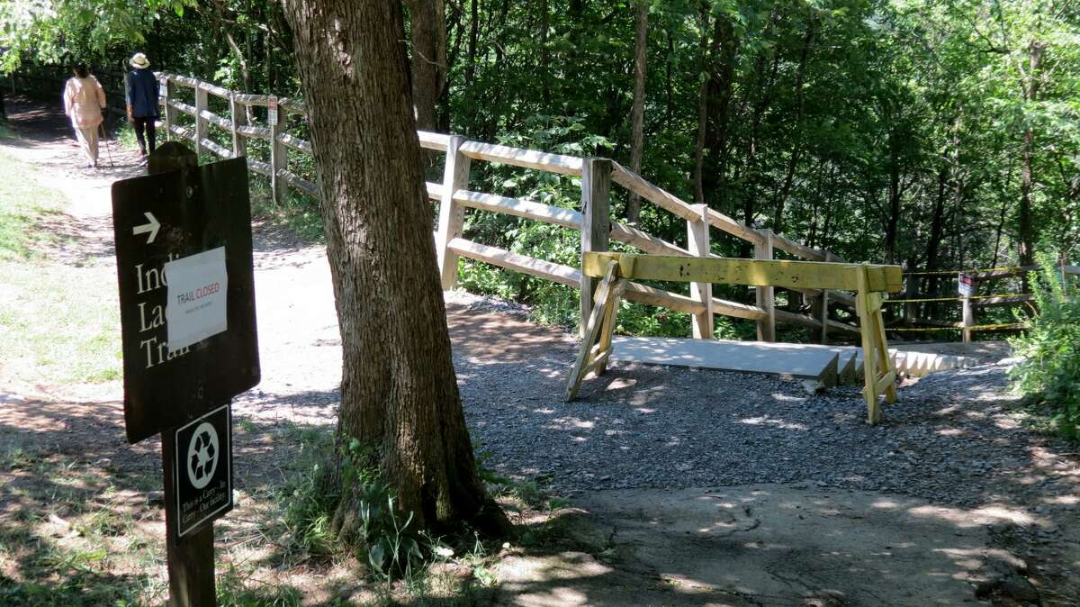 A woman was injuried at Thacher State Park on July 2, closing Indian Ladder Trail until Saturday, June 9, 2018. A hike found human remains Saturday the day the trail reopened. Sheriff's investigators say the death does not appear to be the result of any conditions on the trail.