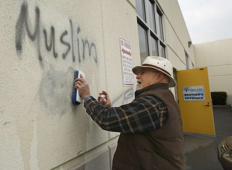 Of 207 reported religion-based hate crimes, 104 were anti-Jewish, and 46 were anti-Muslim.  Photo: Rich Pedroncelli, Associated Press