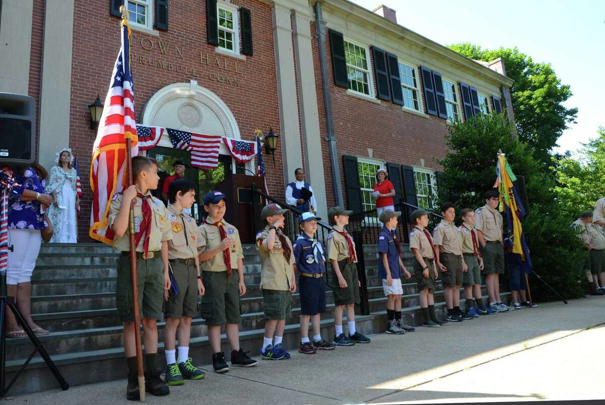 Colonial Costumes Highlight Trumbull July Fourth Celebration