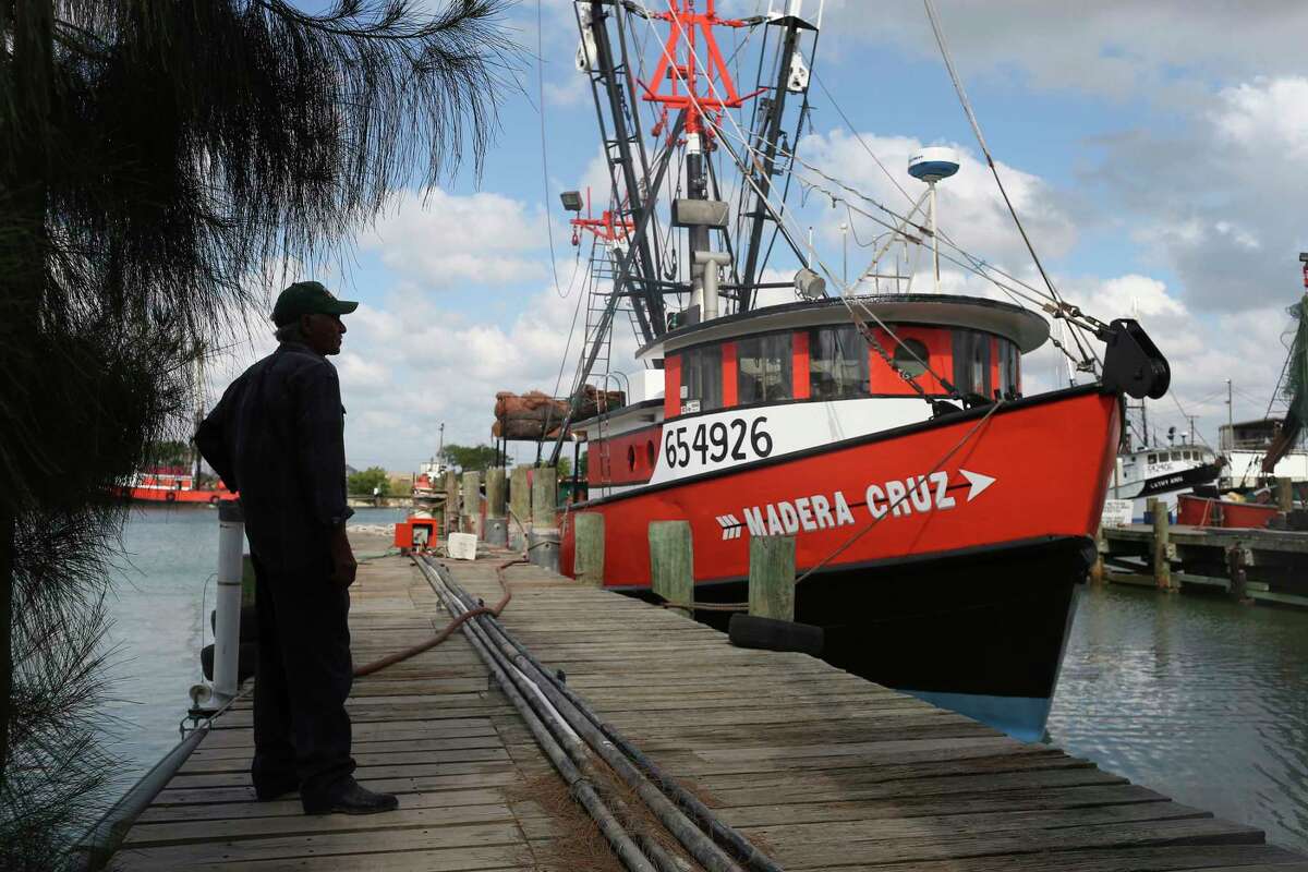 Carlos Zavala, 60, has been shrimping for 18 years. ﻿The Brownsville-Port Isabel shrimping fleets uses up to 500 H2B visa yearly but could come up a few hundred short this year. ﻿