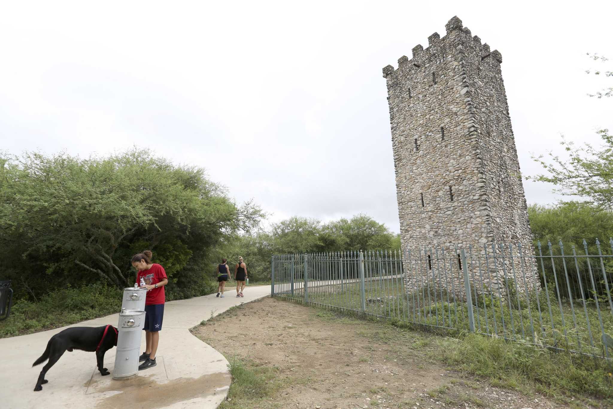 Historic Comanche Lookout Park towers above San Antonio