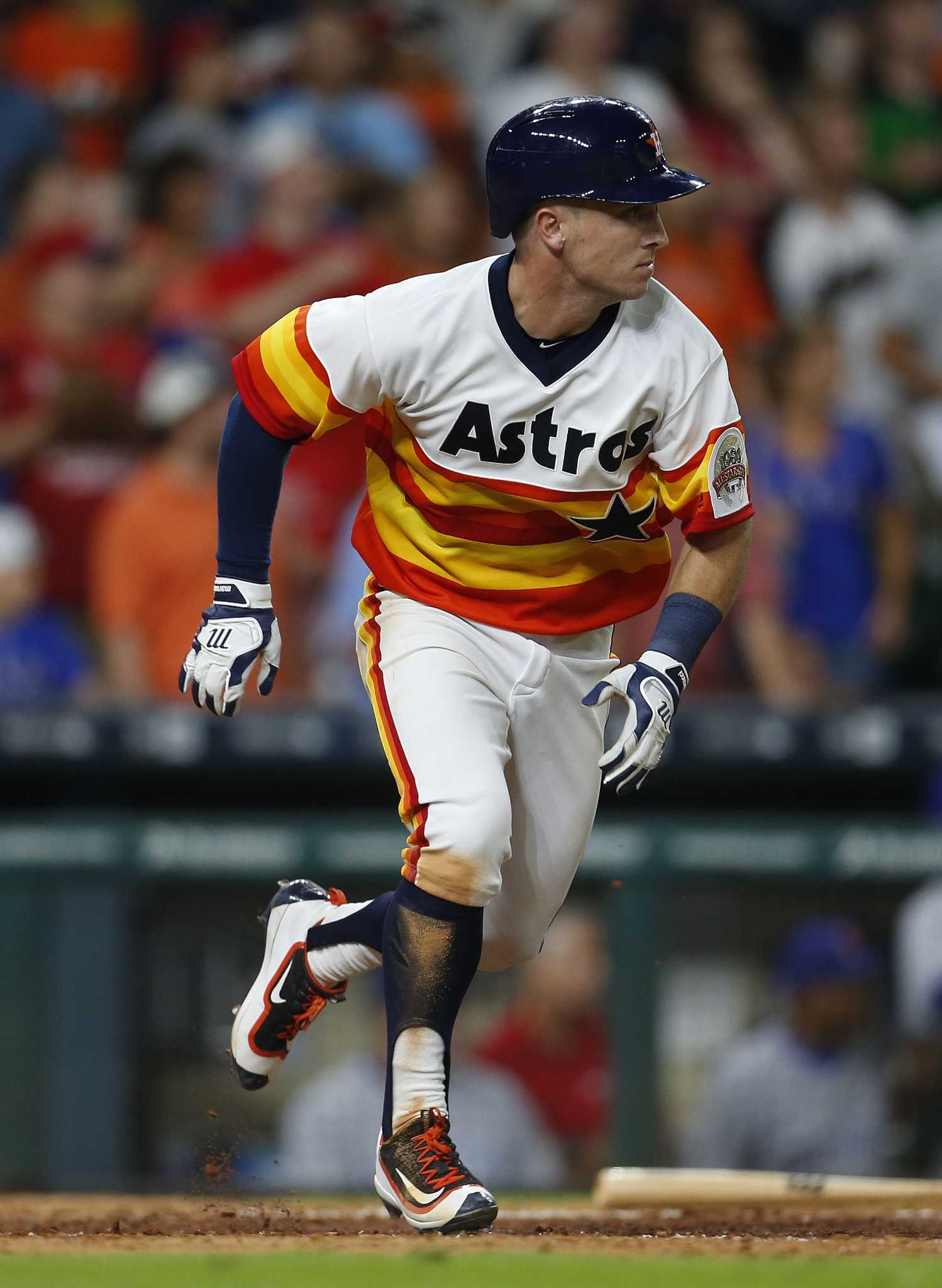 Proud LSU Tiger Alex Bregman wasn't about to put on a University of Houston  jersey, so he gifted it to a fan