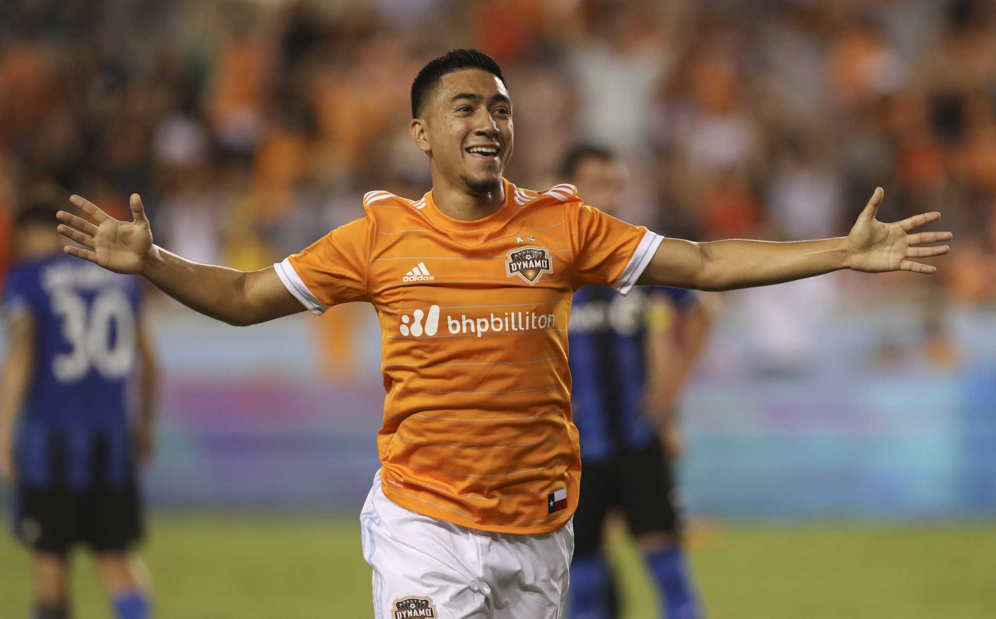 Dynamo's Memo Rodriguez savors first MLS goal