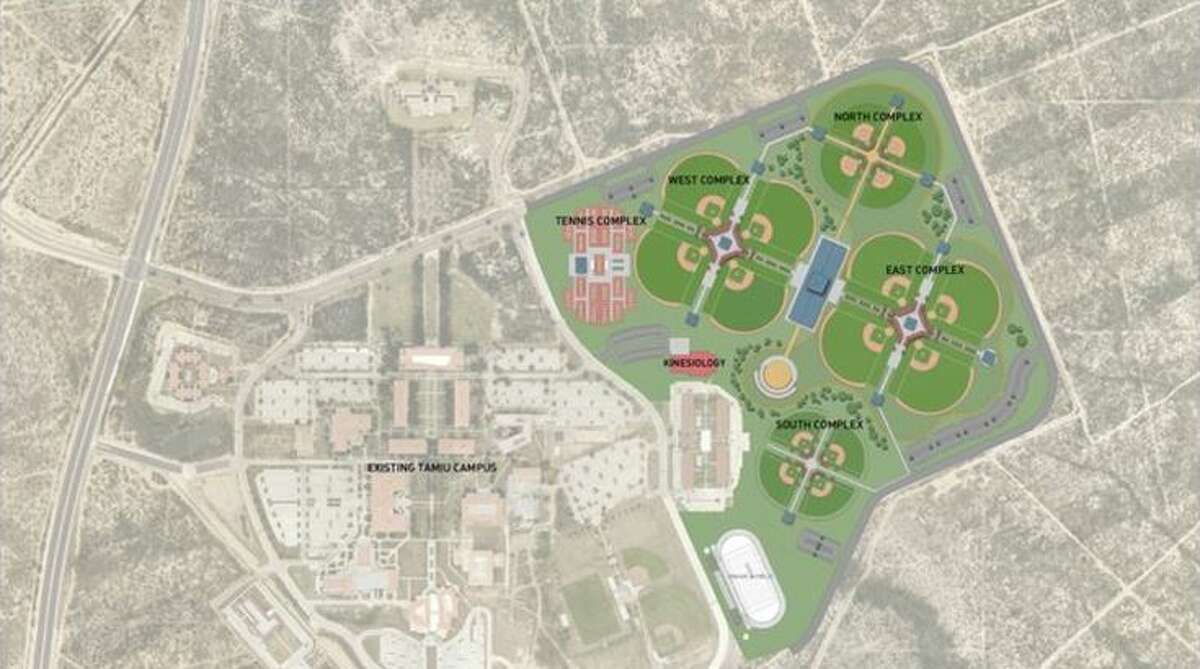 The sports complex is set to have eight baseball fields, four softball fields and four youth fields. The complex will also include 21 tennis courts, parking areas and other amenities.