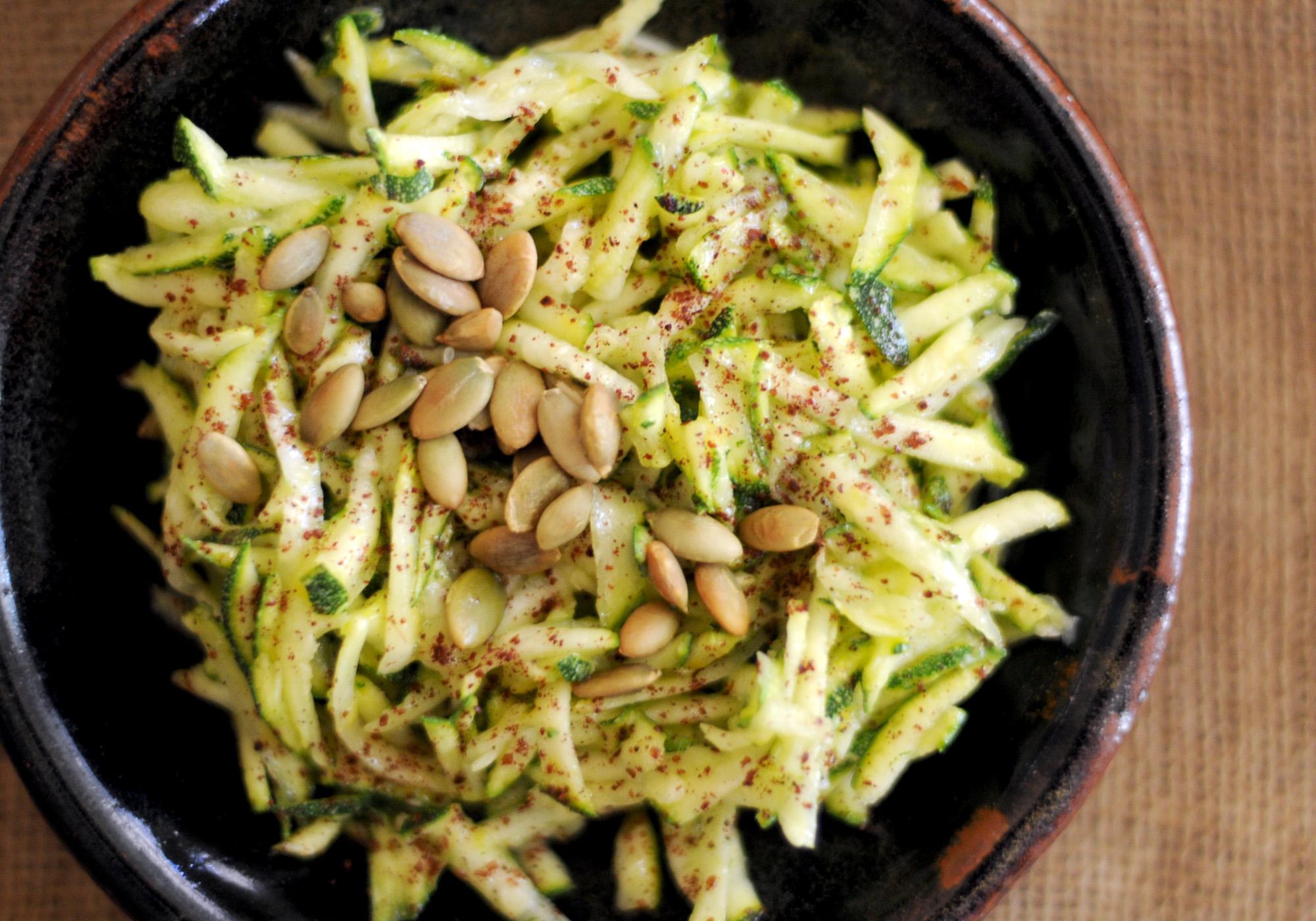 Recipe Grated Zucchini Salad