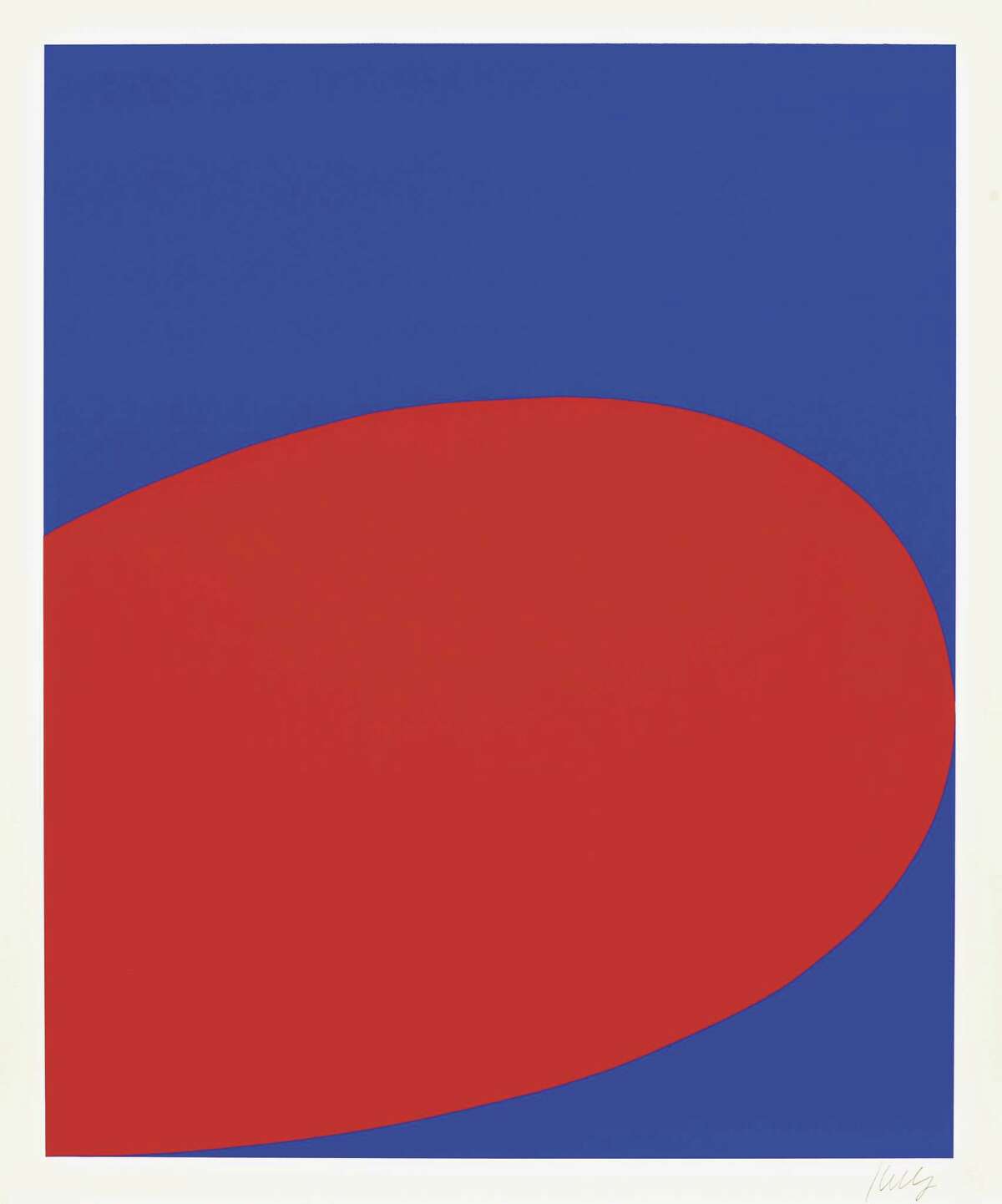 Red Blue (Untitled) (Axsom 2), from the portfolio Ten Works x Ten Painters, 1964 Screenprint, 24 x 20 inches