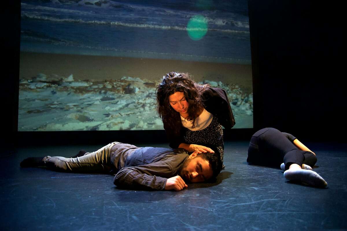 Michele Aprin~a Leavy as Consuelo Alfaro looks for her disappeared son in "Ghost Limb" by�Brava! for Women in the Arts.