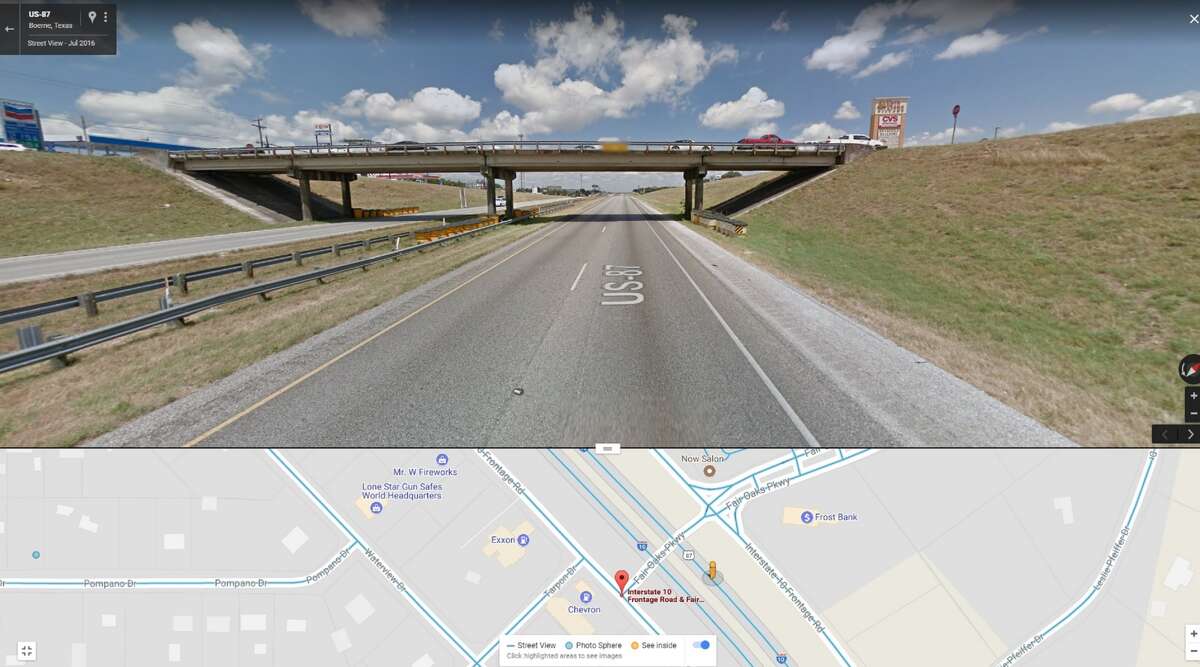 Friday, Sept. 8 at 9 p.m. – Monday, Sept. 11 at 5 a.m. I-10 at Fair Oaks Parkway Main lanes, both directions, at Fair Oaks Parkway. All lanes will close while crews demolish the old overpass bridge. Traffic will exit Fair Oaks Parkway, continue along the frontage road and re-enter the highway.