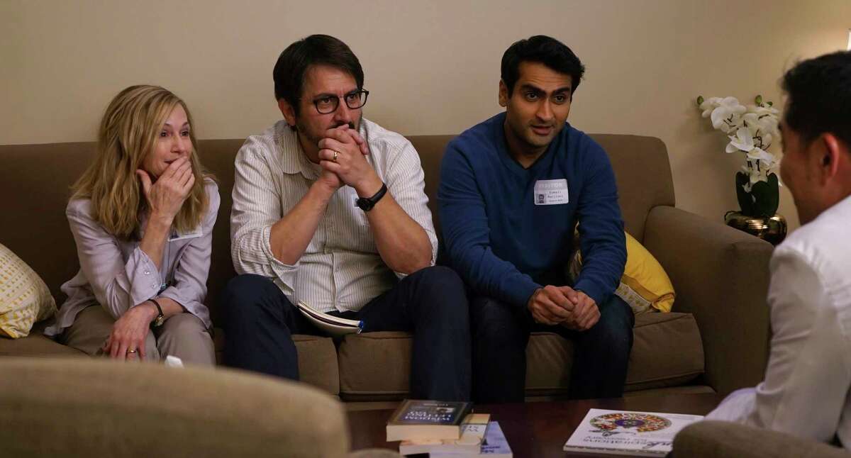 Holly Hunter, from left, Ray Romano and Nanjiani star in "The Big Sick," which is in some ways a standard romantic comedy but also feels like a sudden look at a new norm.