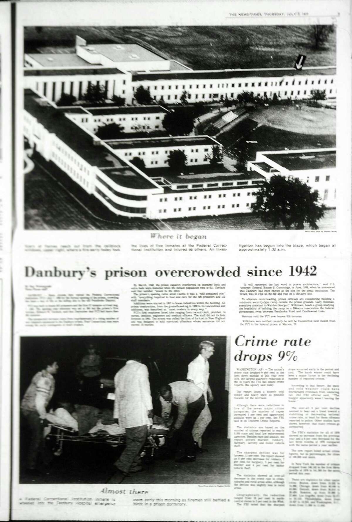 Danbury’s federal prison fire was 40 years ago this week
