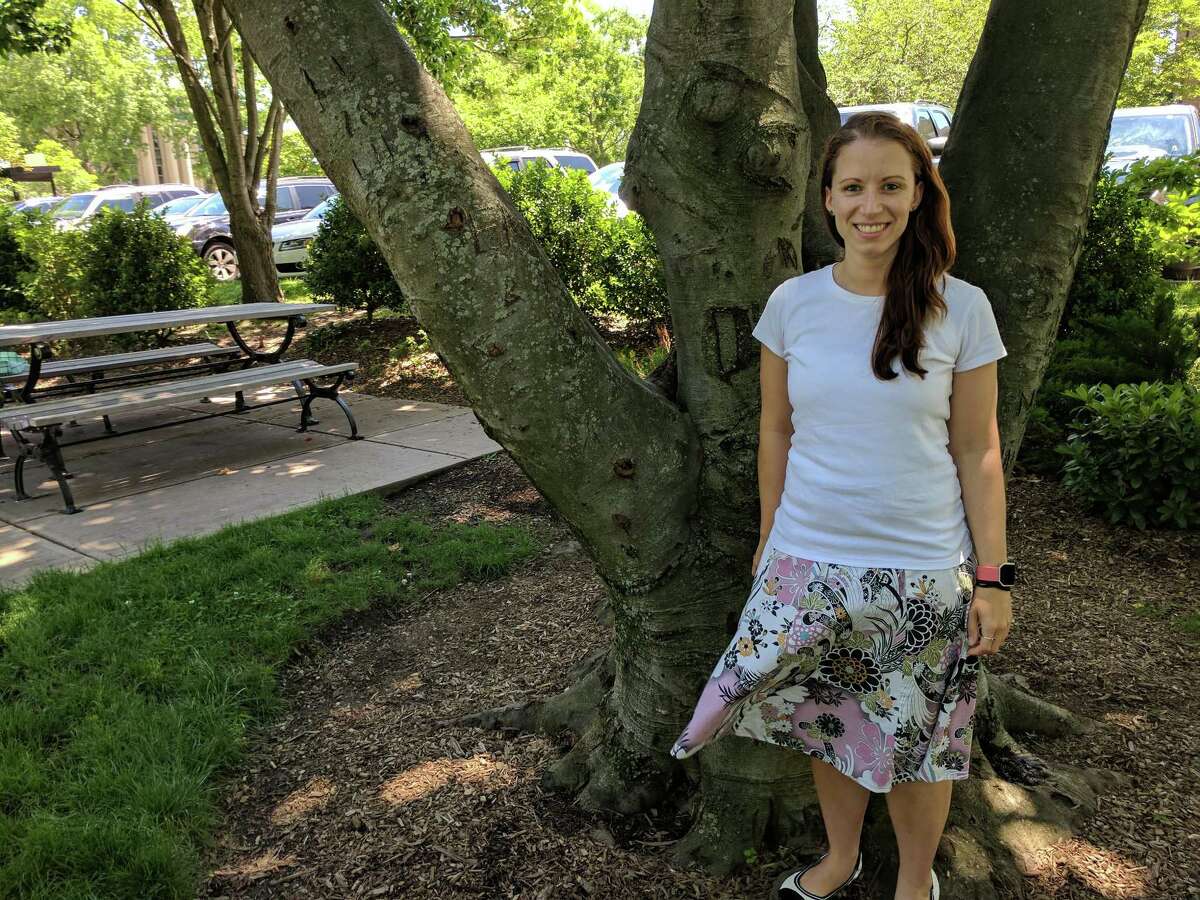 Katharine Ensinger recently started working in Greenwich for a paper company and lives Rowayton because she loves being close to the water. She looks forward to getting to know what Greenwich and nearby Port Chester, N.Y. have to offer, she said.
