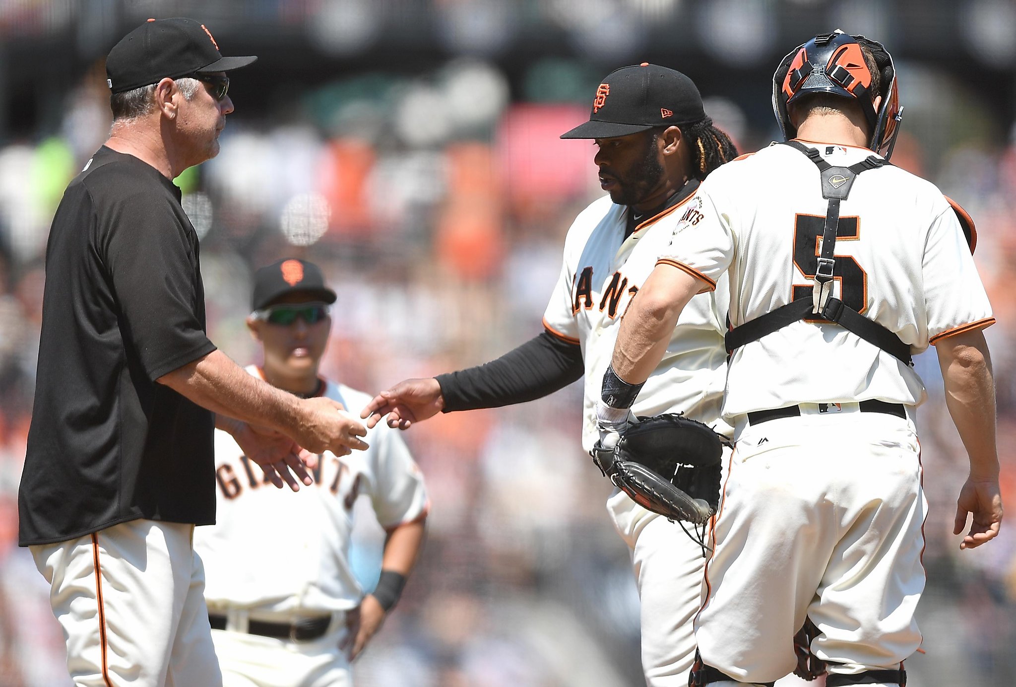 San Francisco Giants - 2017 Game-Used Jersey - #47 Johnny Cueto