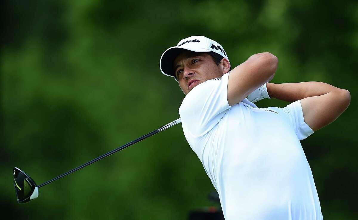 WHITE SULPHUR SPRINGS, WV - JULY 09: Xander Schauffele tees off the 12th hole during the final round of The Greenbrier Classic held at the Old White TPC on July 9, 2017 in White Sulphur Springs, West Virginia. (Photo by Jared C. Tilton/Getty Images)