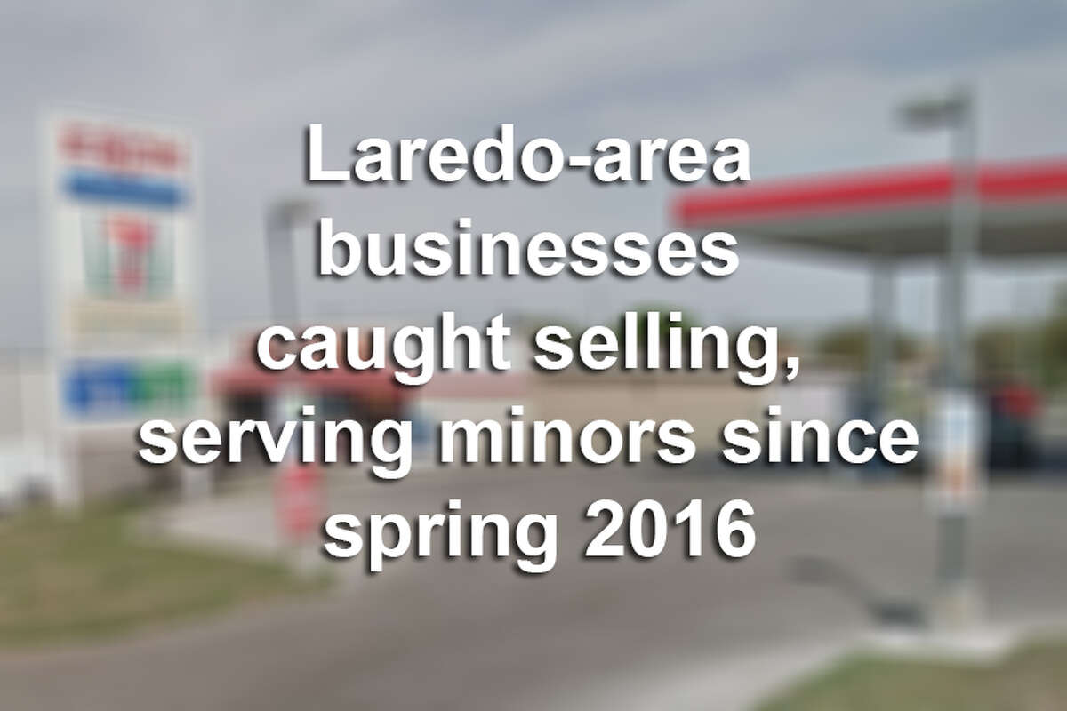 Click through this gallery to see 16 Laredo-area businesses that were caught selling, serving minors since spring 2016.