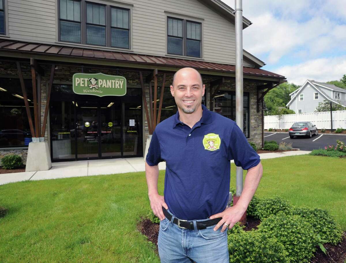 Adam Jacobson, the owner of Pet Pantry, at his company's newest location at 1191 E. Putnam Ave., in the Riverside section of Greenwich, Conn., Friday, July 7, 2017.