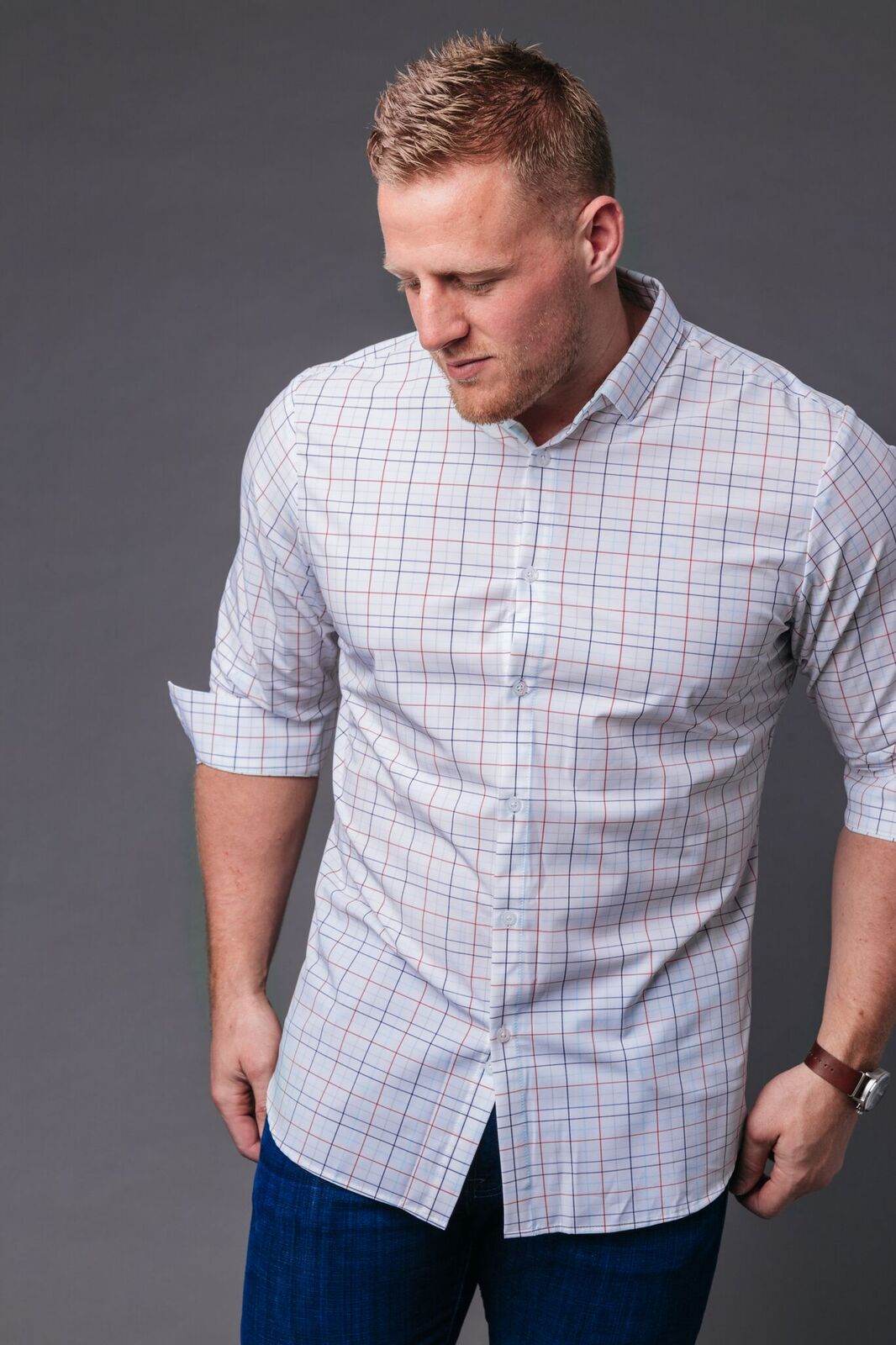 J.J. Watt debuts menswear collection with Dallas-based Mizzen+Main