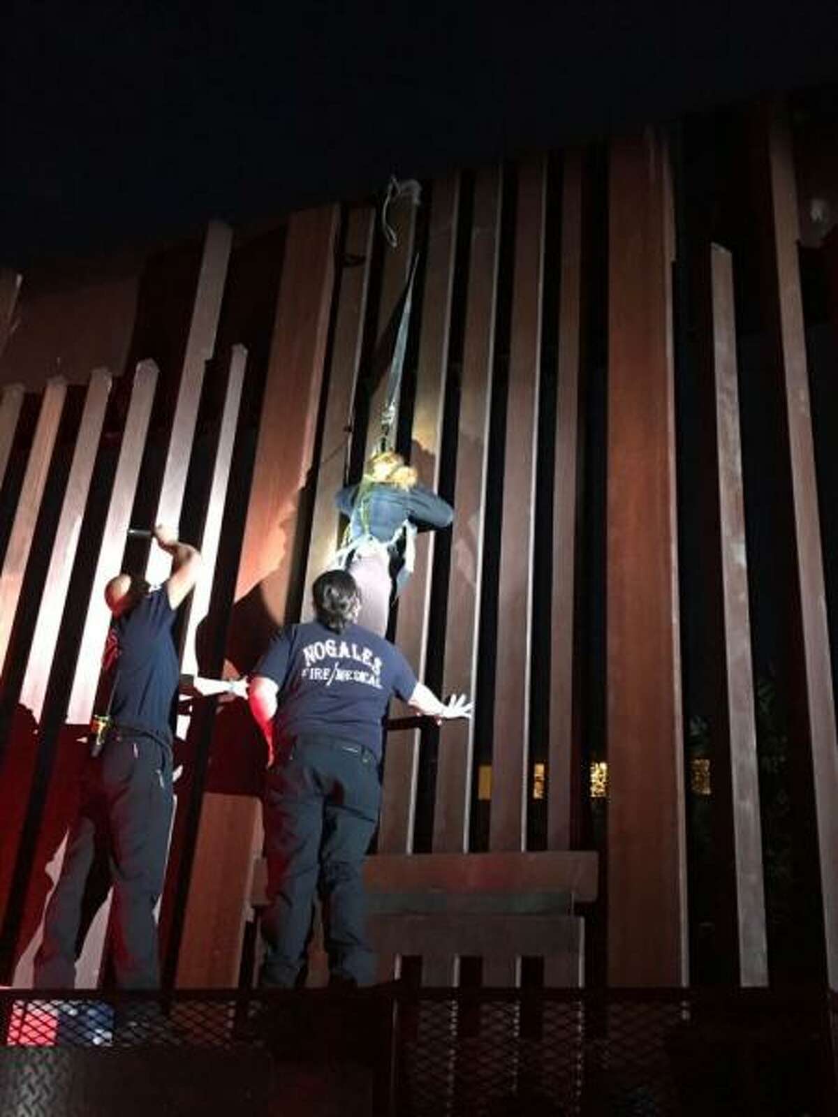 U.S. Border Patrol agents found a Mexican woman dangling from the border fence in Nogales, Arizona, after she was abandoned by smugglers. Keep going for a by-the-numbers look at human trafficking in Texas. 