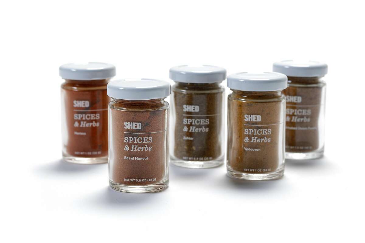 Must have pantry items from Shed chef Perry Hoffman include SHED Arabic Spice Collection seen on Tuesday, July 11, 2017 in San Francisco, Calif.