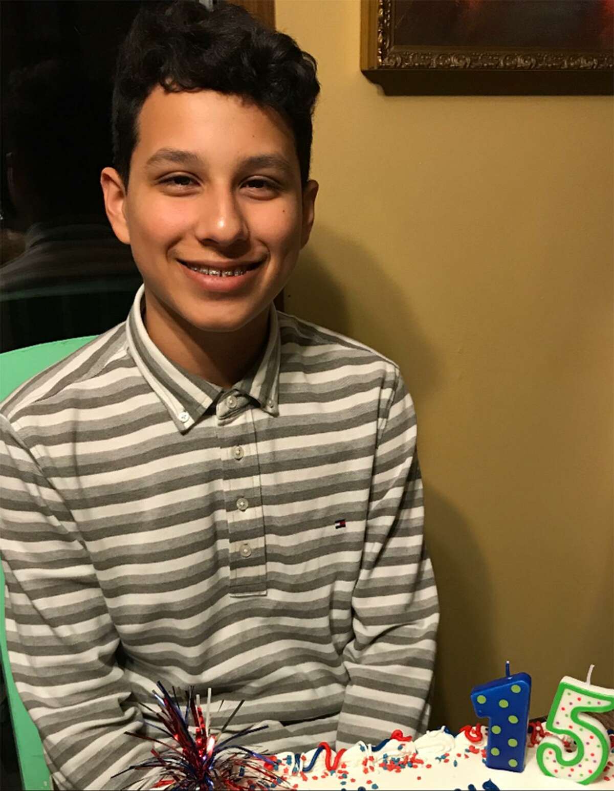 Isaiah Gonzalez is shown on his 15th birthday. His father believes he was drawn into a horrific online game and accidentally killed himself.